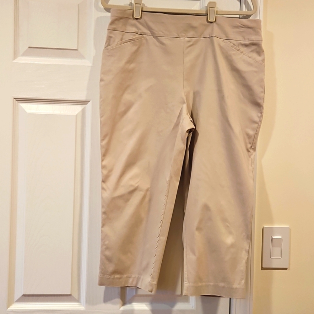 Chico's Perfect Stretch Capri Pants, 2.5 EUC